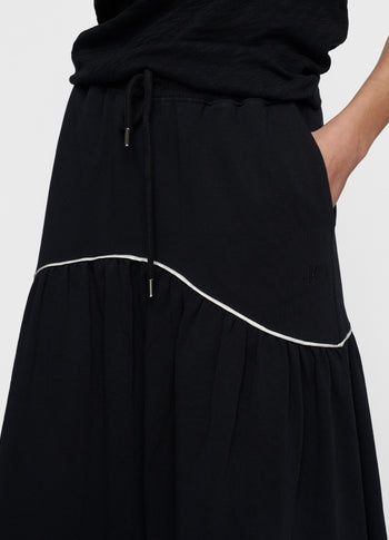 maxi skirt | black