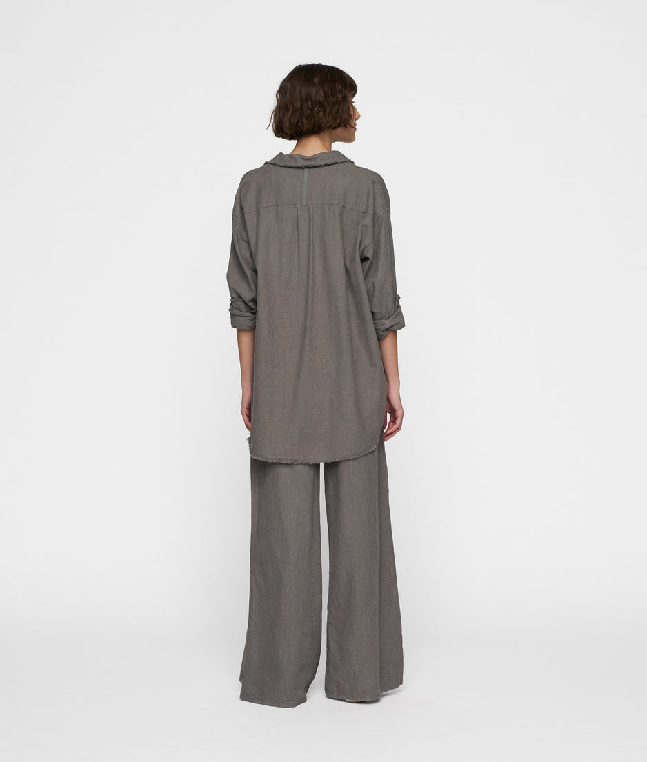 wide leg pants | oil