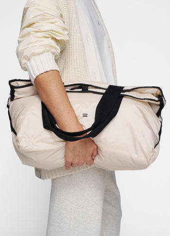 padded shopper medium | light natural