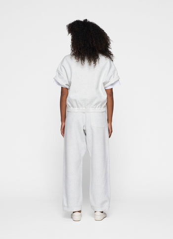 loose jogger neoprene | white melee