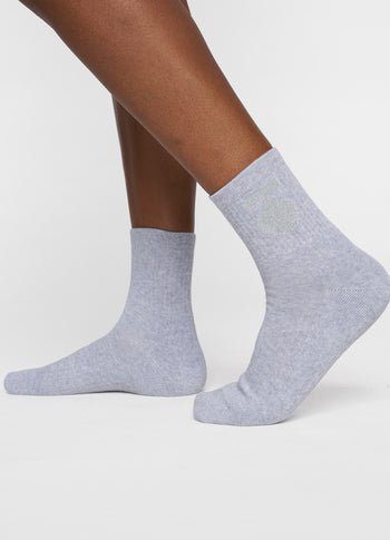 socks medal | white grey melee