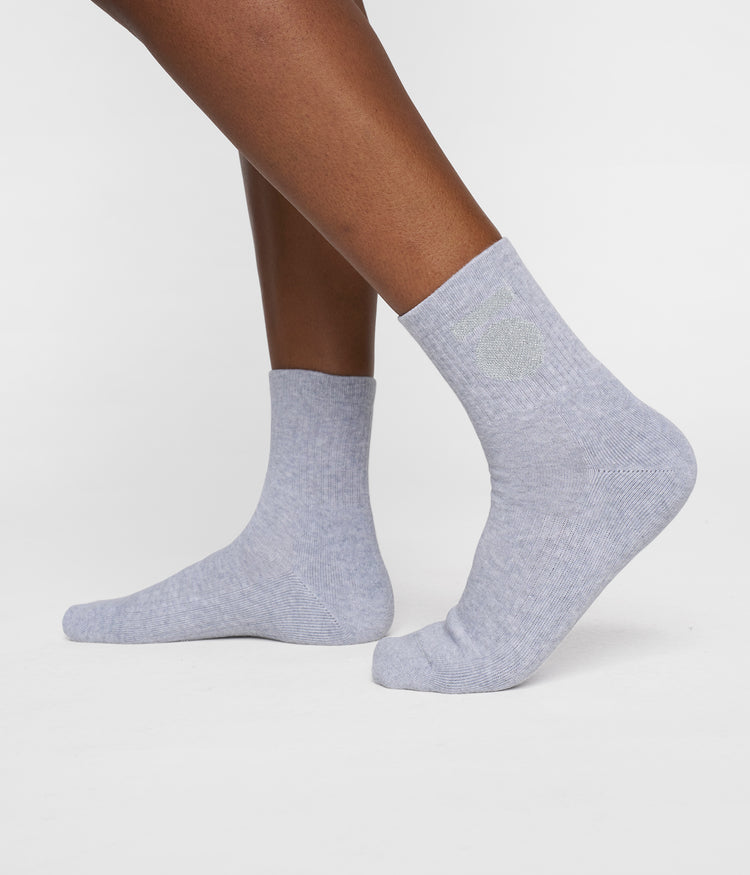 socks medal | white grey melee