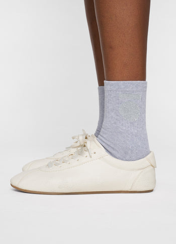 socks medal | white grey melee