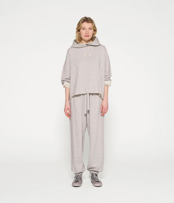 Bar jogger fleece | light grey melee