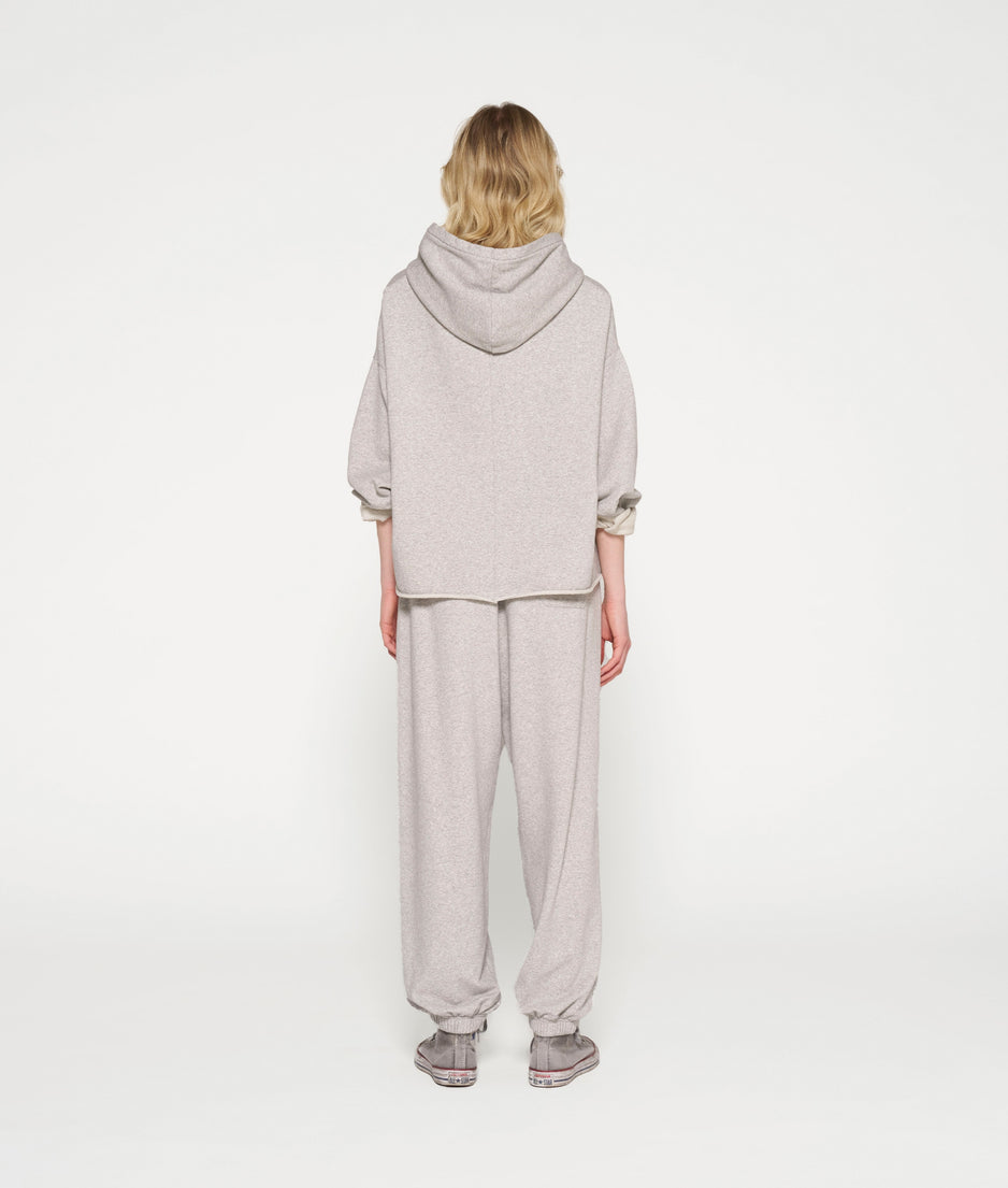 Bar jogger fleece | light grey melee