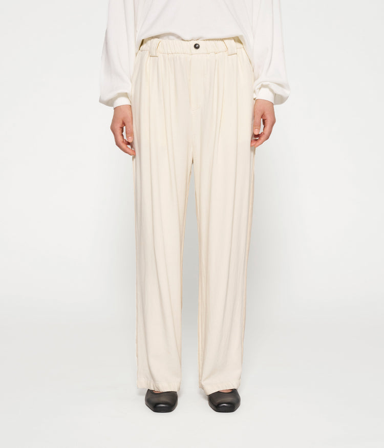 wide pants | light natural