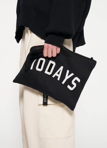 statement pouch | black