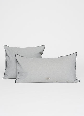 pillow contrast 60x60 | light grey melee