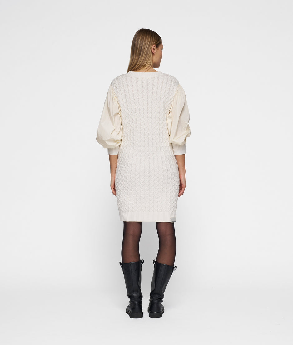 cable knit dress | soft kit