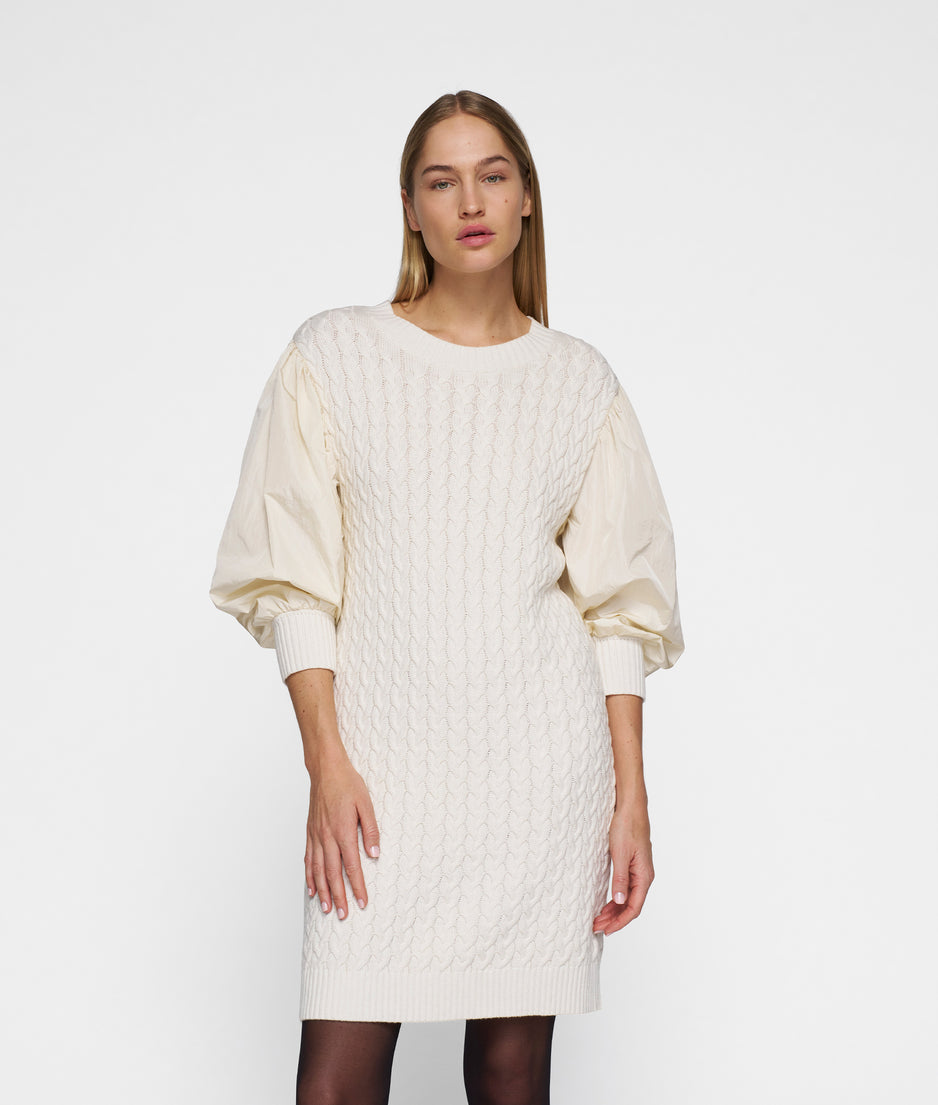 cable knit dress | soft kit