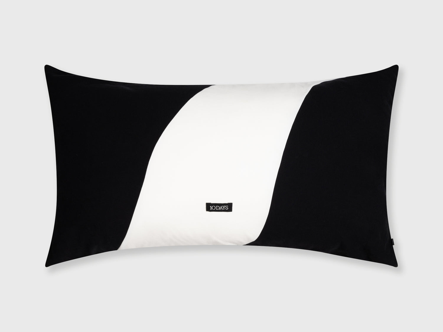 pillow double stripe 50x90 | black/ecru