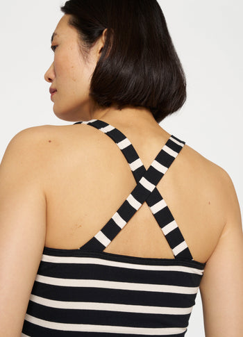 wrapper stripes | black/light natural