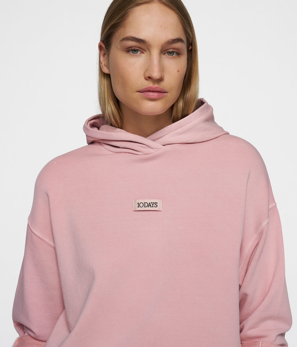 statement hoodie | raspberry