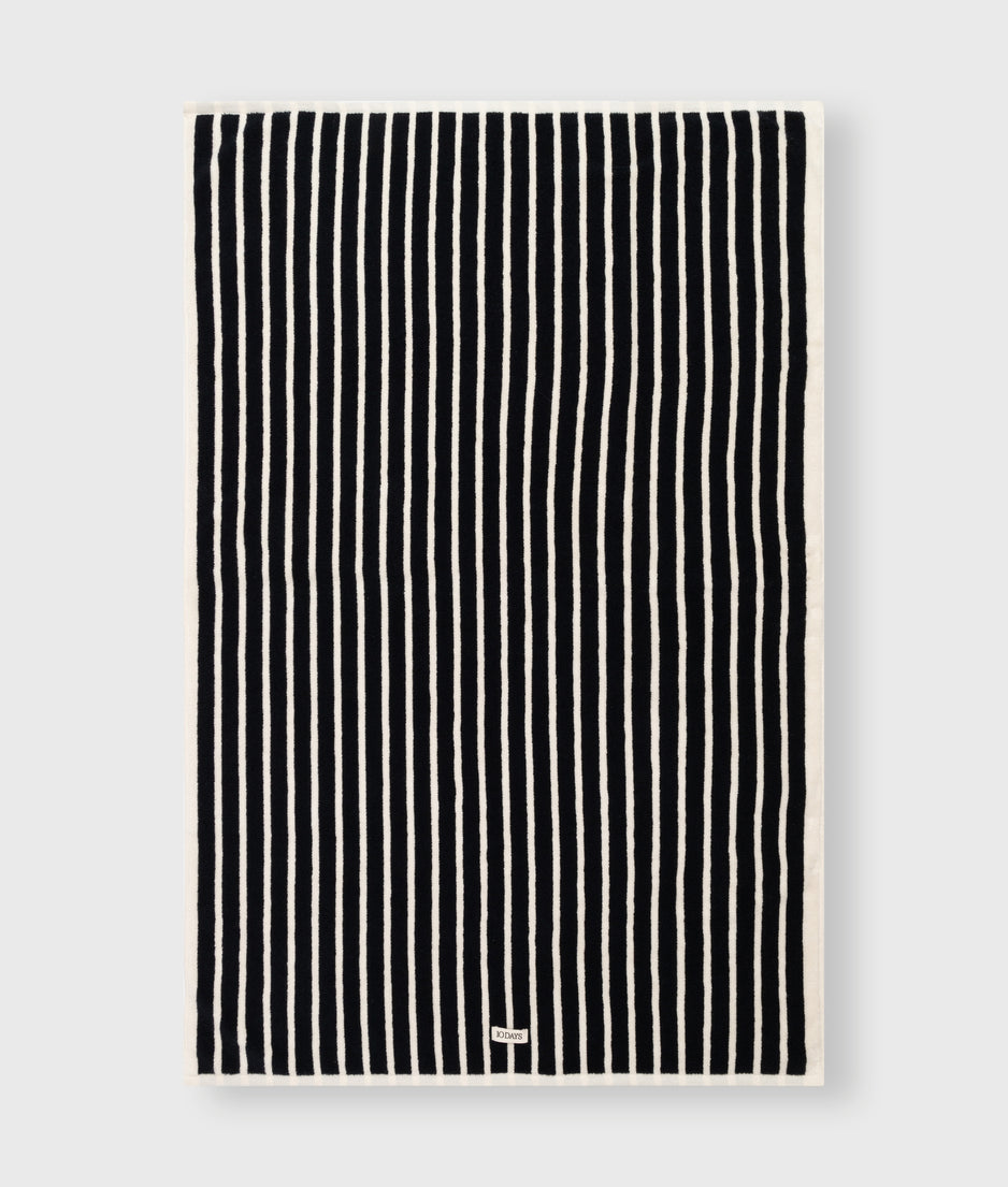 towel stripes | black/ecru