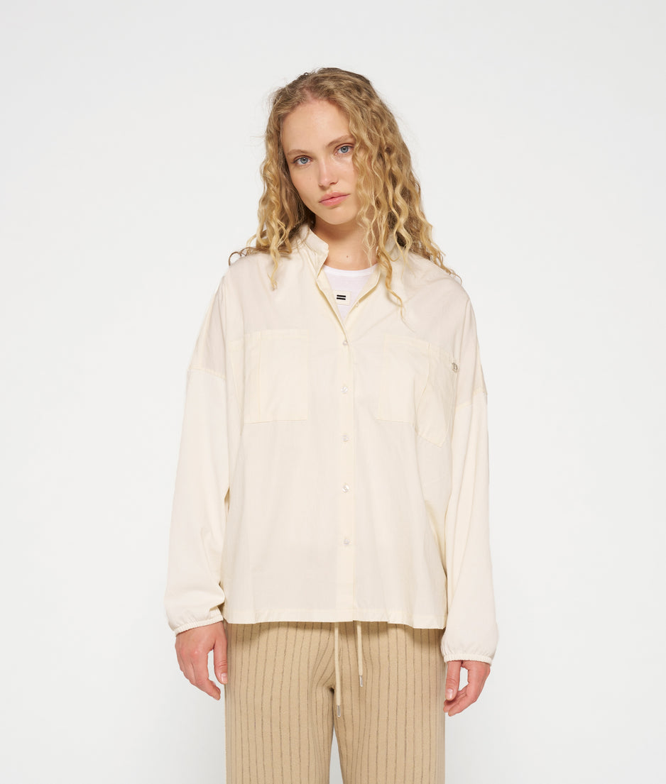 poplin shirt | light natural