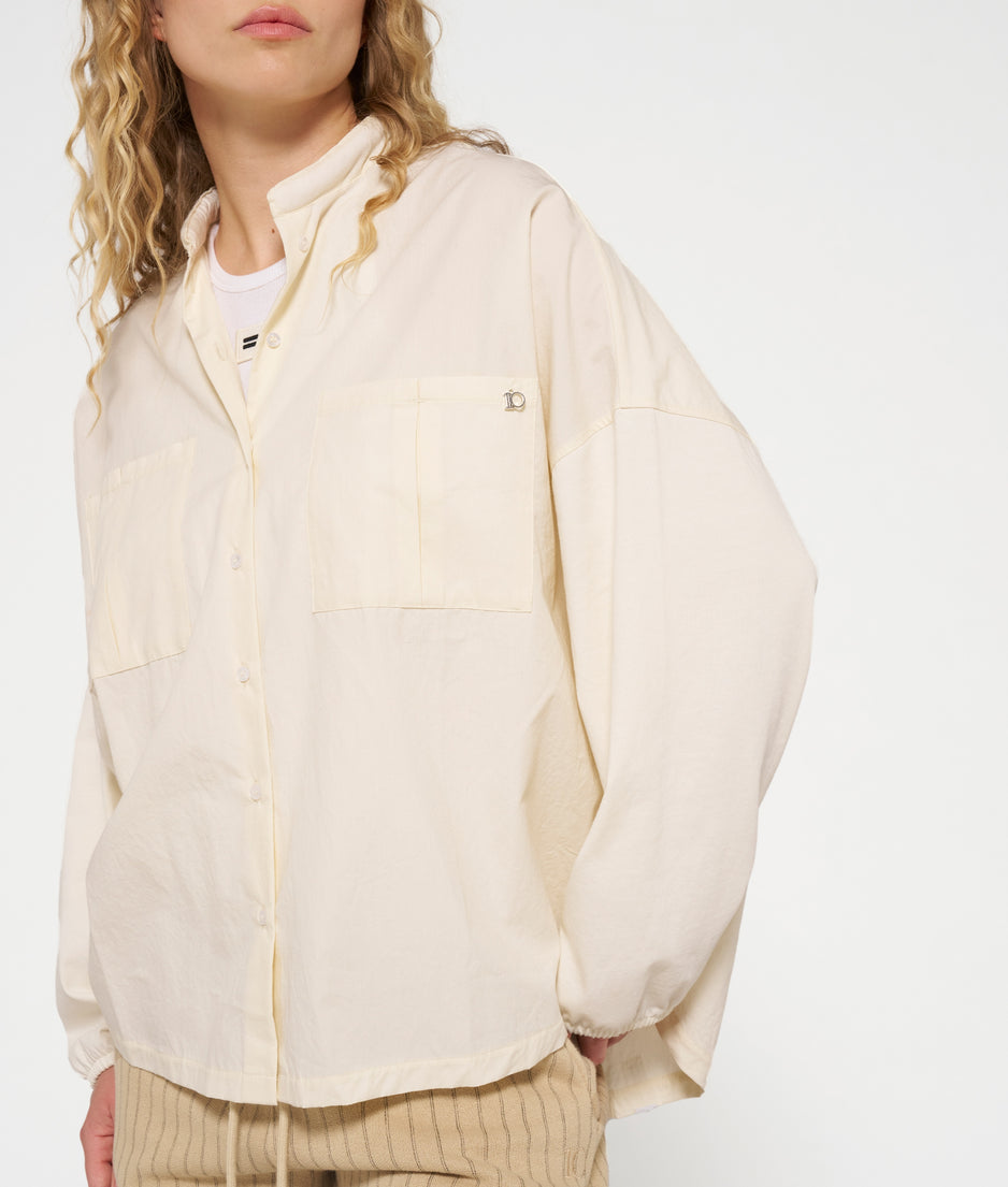 poplin shirt | light natural