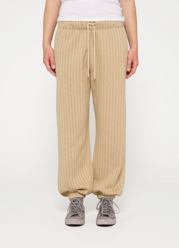 Bar jogger foam pinstripe | light latte