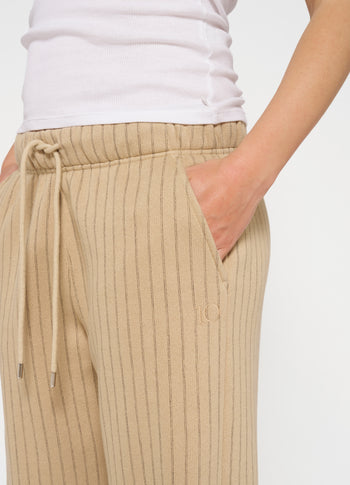 Bar jogger foam pinstripe | light latte