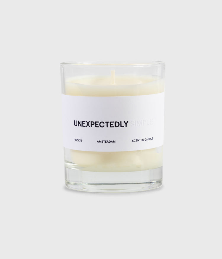 unexpectedly scented candle | multicolor