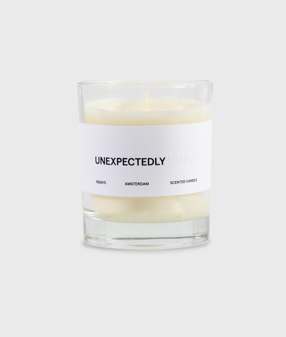 unexpectedly scented candle | multicolor