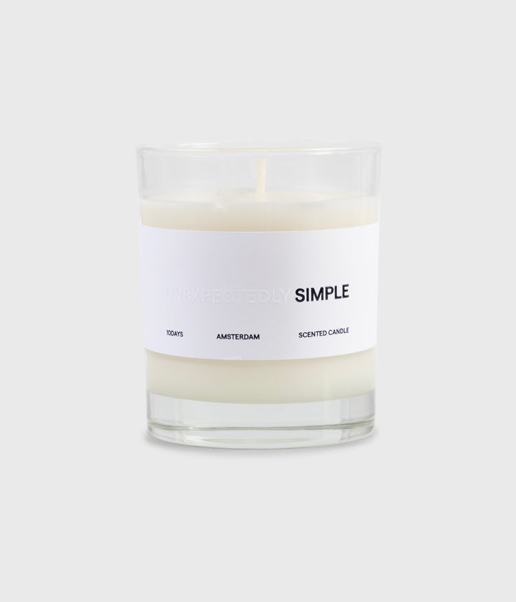 simple scented candle | multicolor