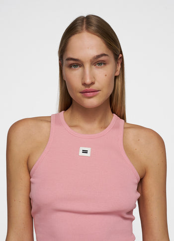 tank top rib | raspberry