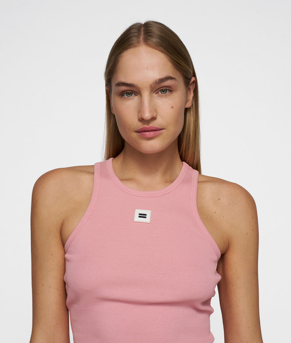 tank top rib | raspberry