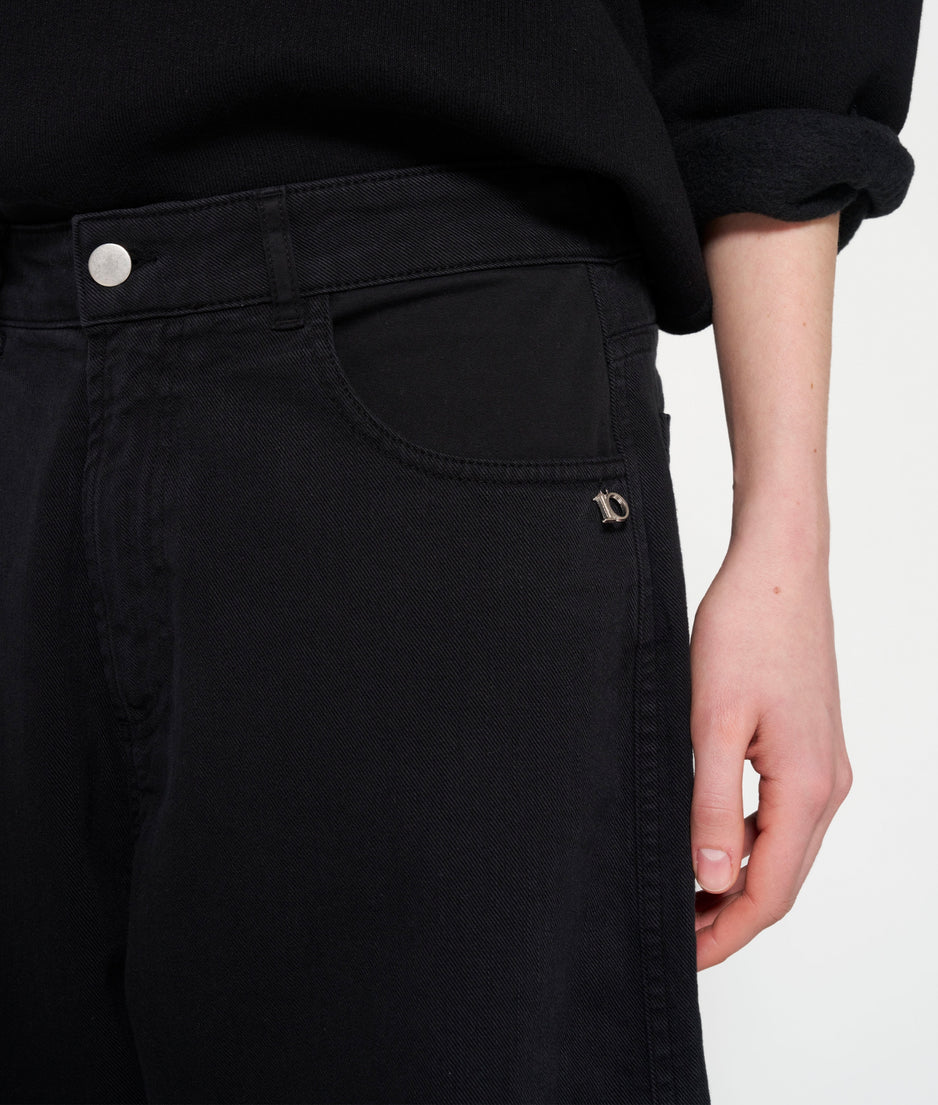 pants twill | black