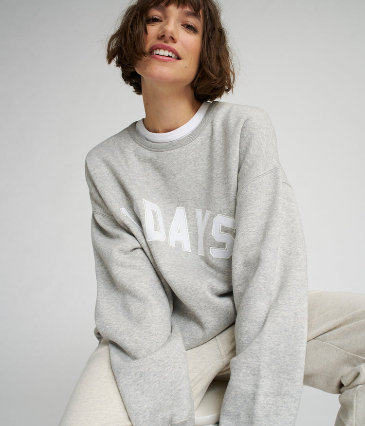 THE STATEMENT SWEATER | light grey melee