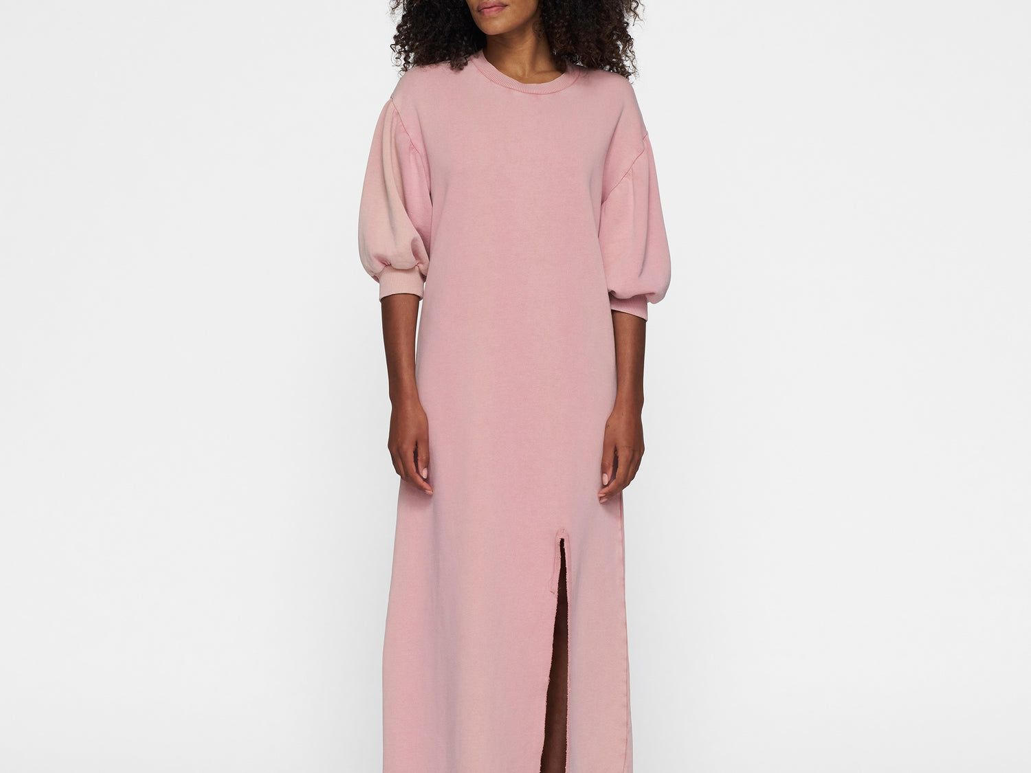 relax dress fleece | raspberry