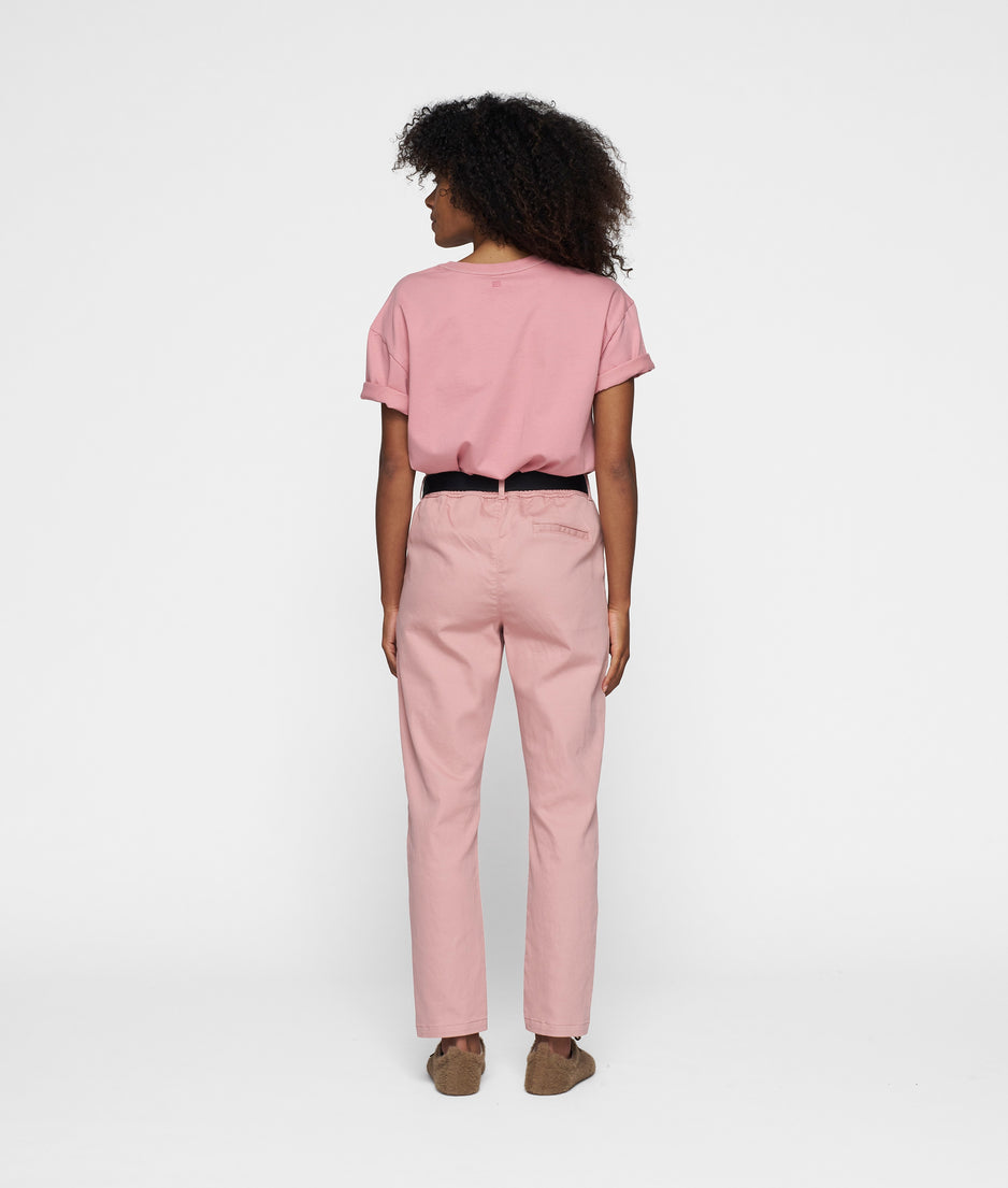 belted pants jog | raspberry