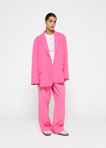 the power blazer | bright pink