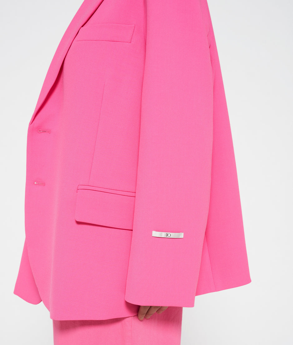 the power blazer | bright pink