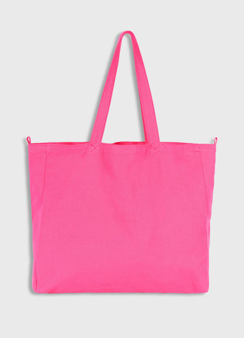 canvas 10DAYS shopper | bright pink