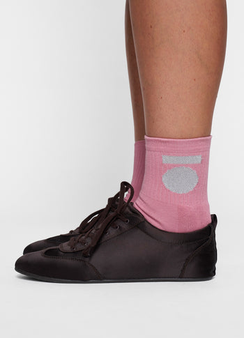 short socks medal | raspberry