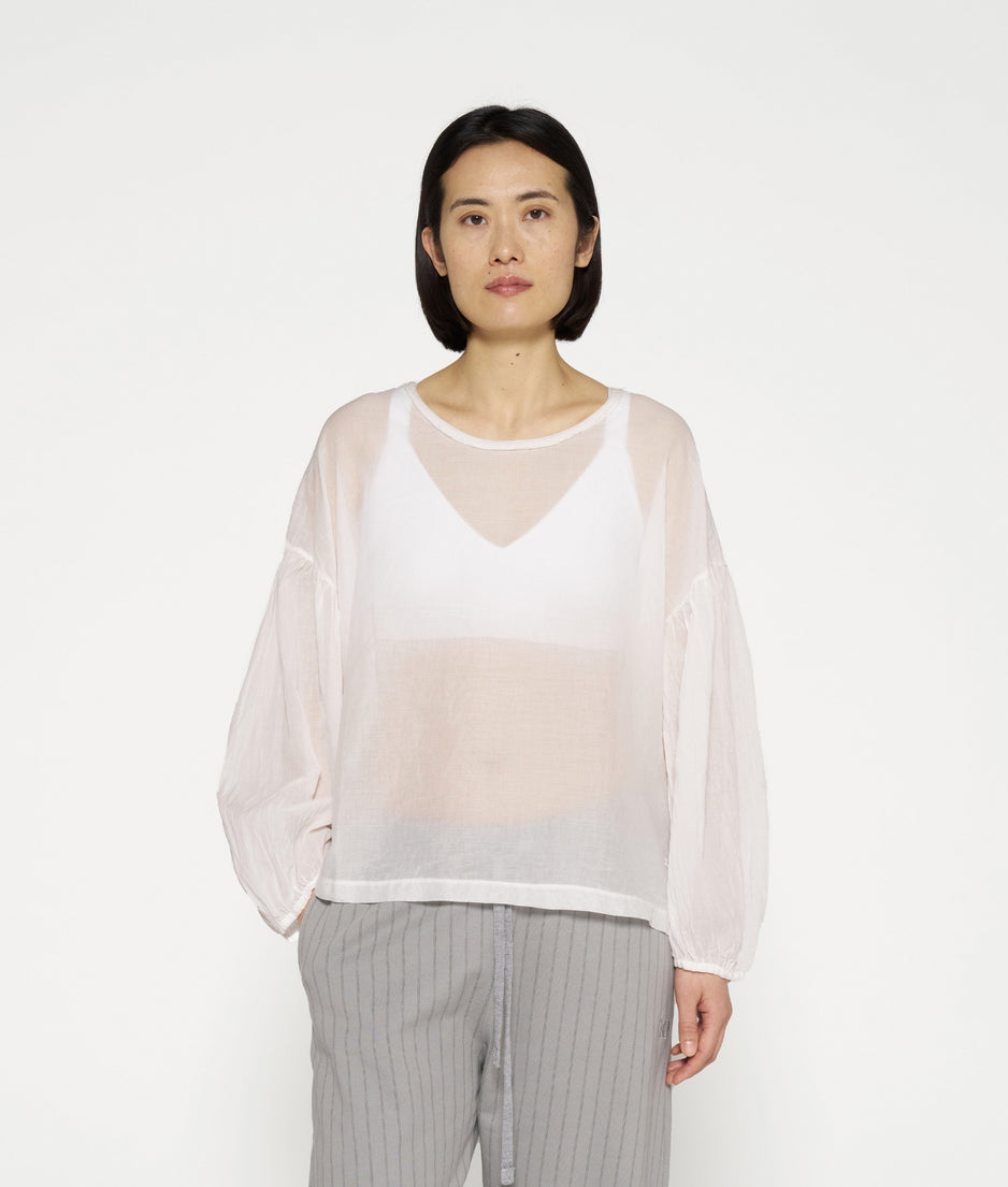 balloon sleeve blouse | ecru