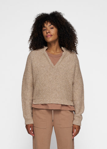 polo knit sweater | fudge