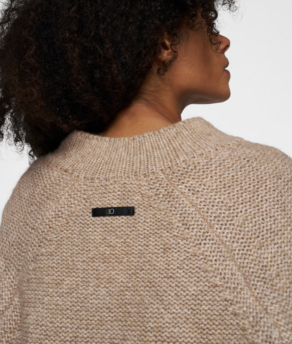 polo knit sweater | fudge