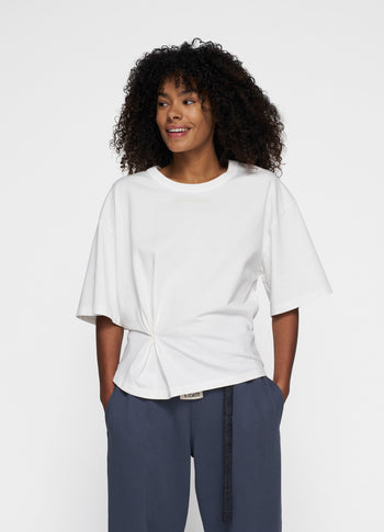 short sleeve tee smock | ecru