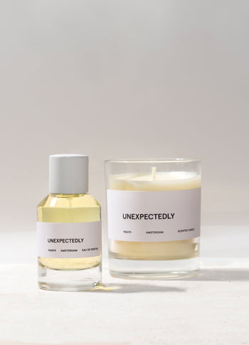 unexpectedly scented candle | multicolor