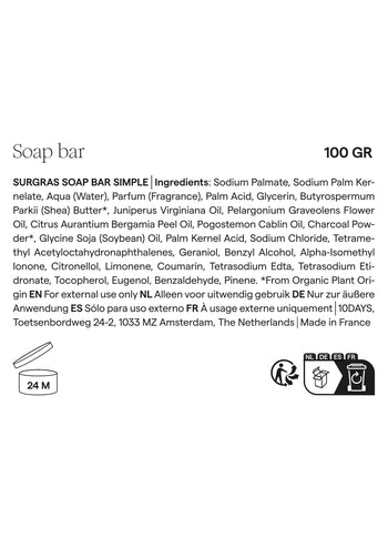 soap bar simple | multicolor